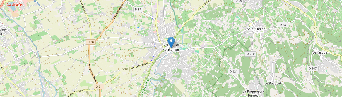 Pernes-les-Fontaines - Carte