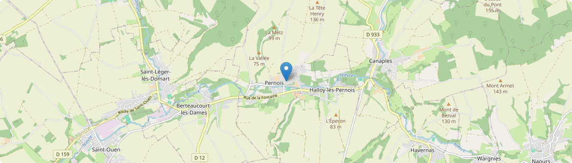 Pernois - Carte