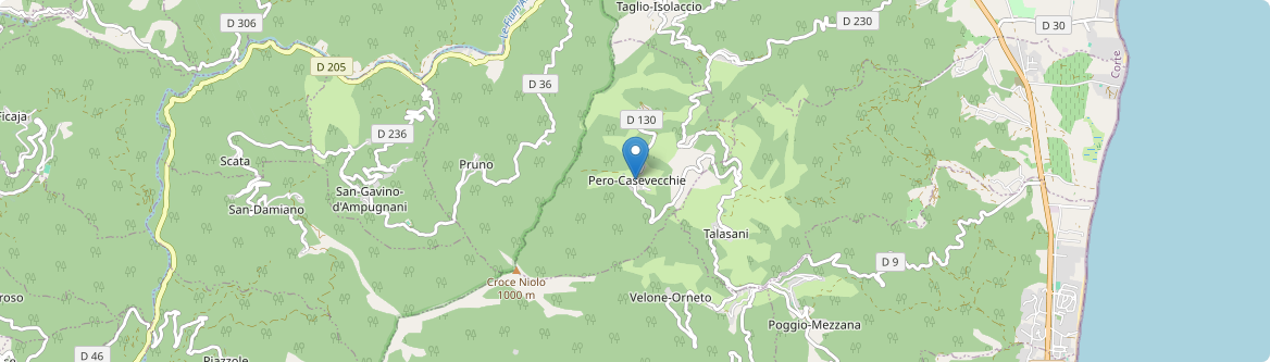 Pero-Casevecchie - Carte