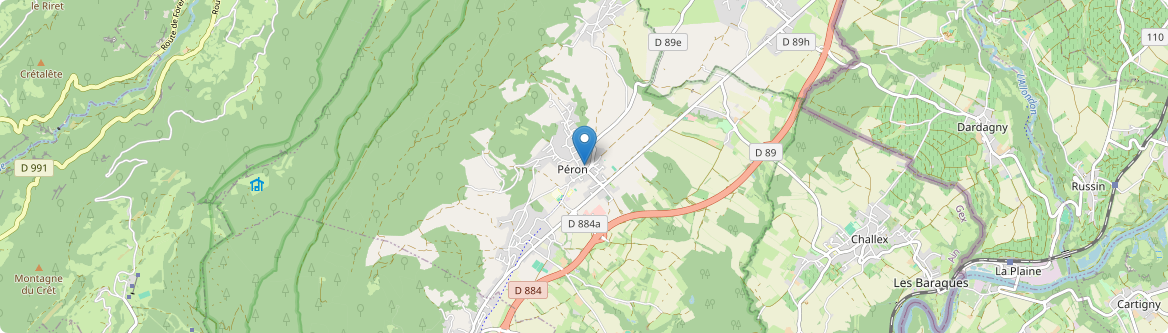 Péron - Carte