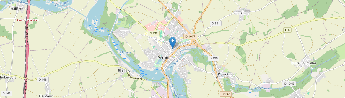 Péronne - Carte