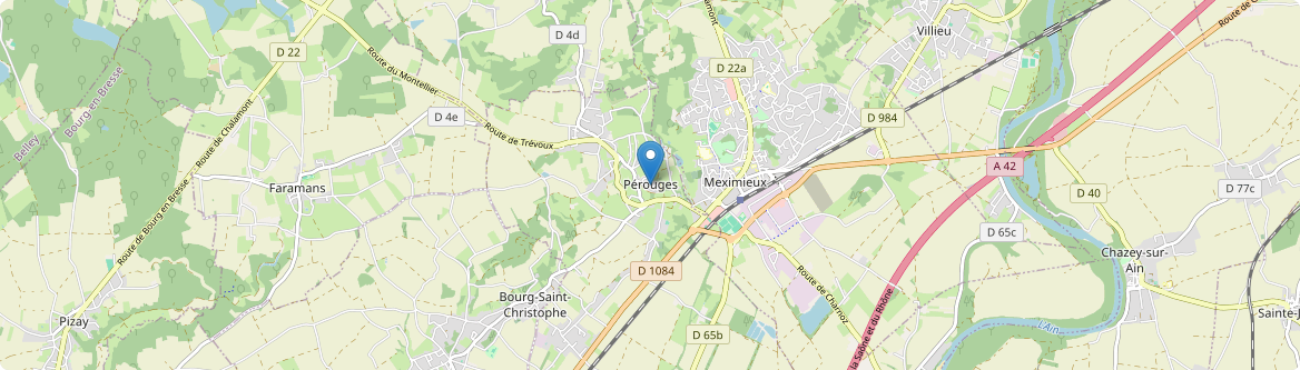 Pérouges - Carte