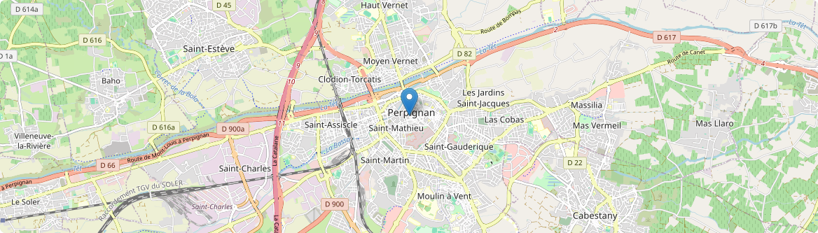 Perpignan - Carte