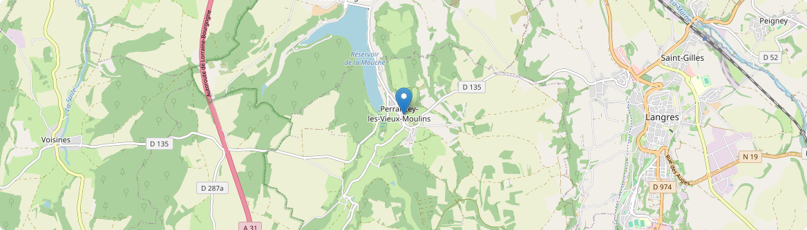 Perrancey-les-Vieux-Moulins - Carte