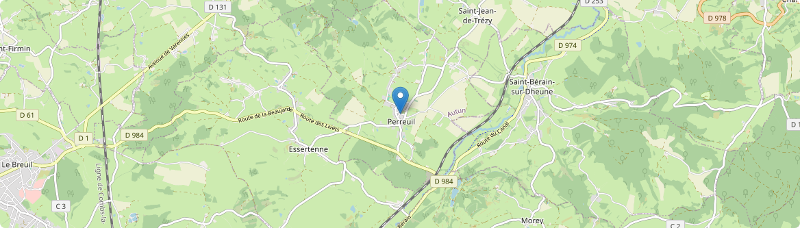Perreuil - Carte