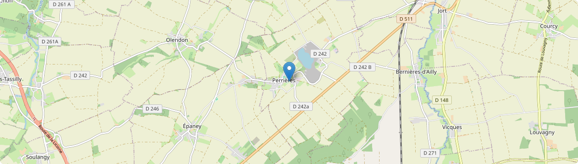 Perrières - Carte