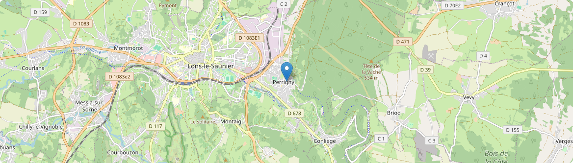 Perrigny - Carte