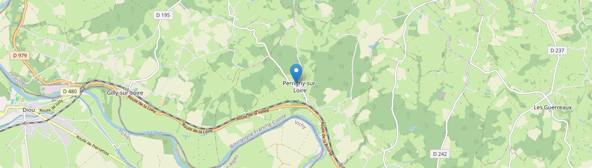 Perrigny-sur-Loire - Carte