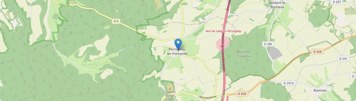 Perrogney-les-Fontaines - Carte