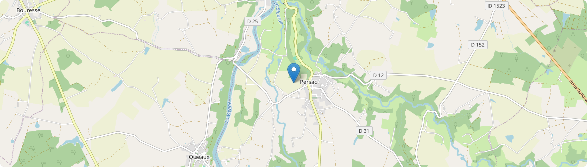 Persac - Carte