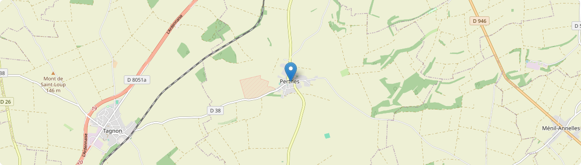 Perthes - Carte