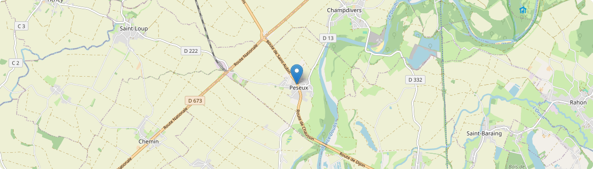 Peseux - Carte