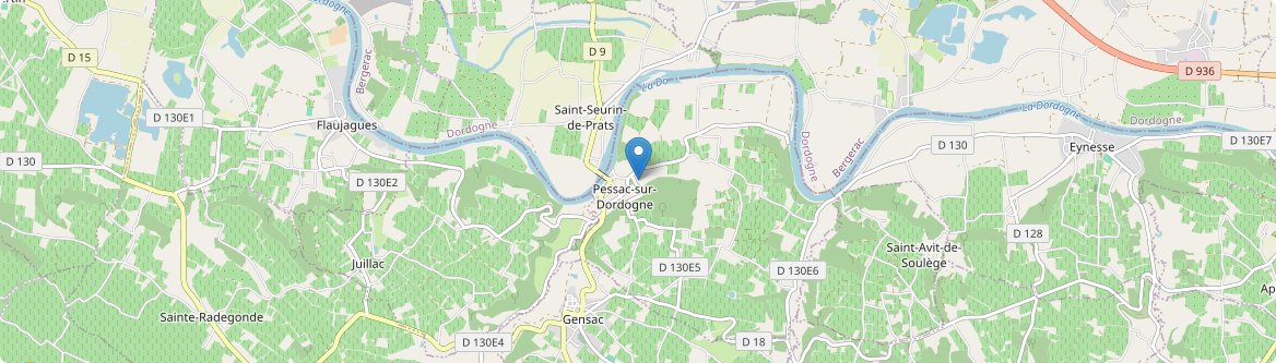 Pessac-sur-Dordogne - Carte