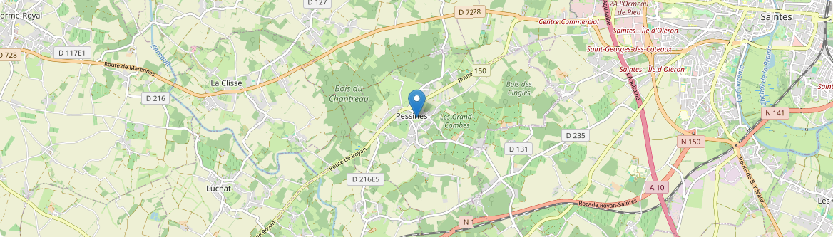 Pessines - Carte