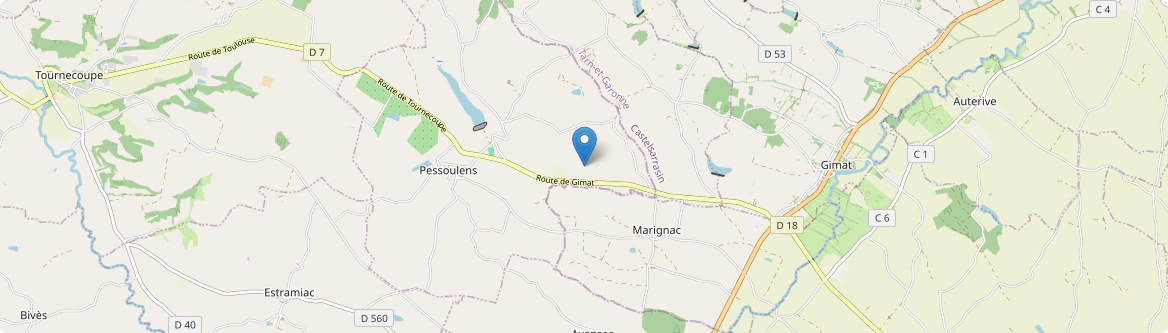 Pessoulens - Carte