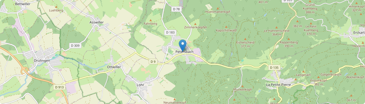 Petersbach - Carte