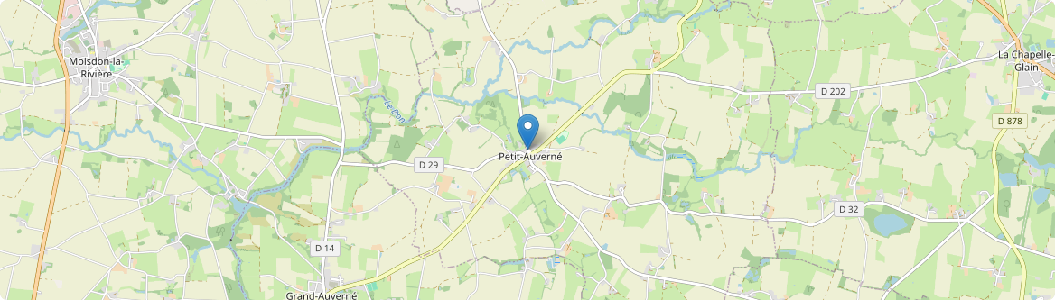 Petit-Auverné - Carte