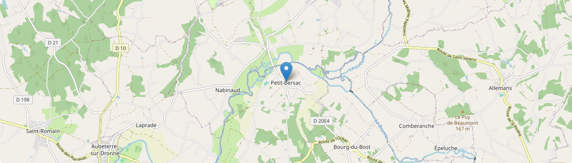 Petit-Bersac - Carte