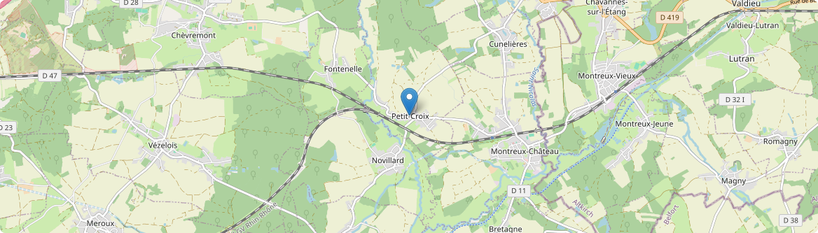 Petit-Croix - Carte