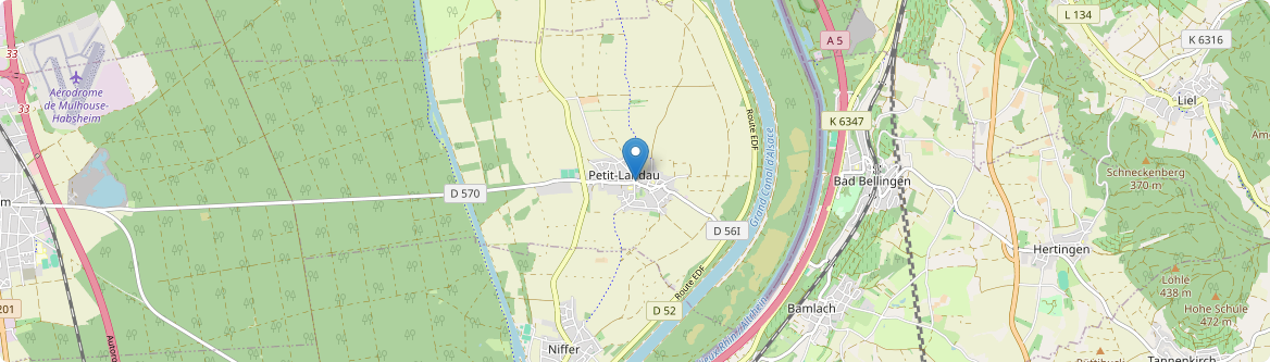 Petit-Landau - Carte