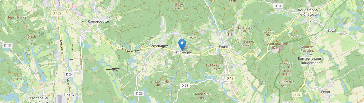 Petitmagny - Carte