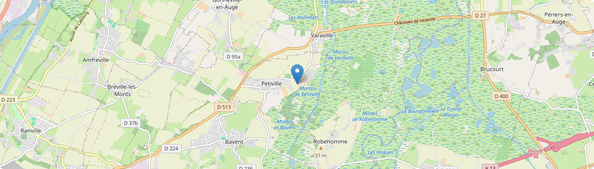Petiville - Carte