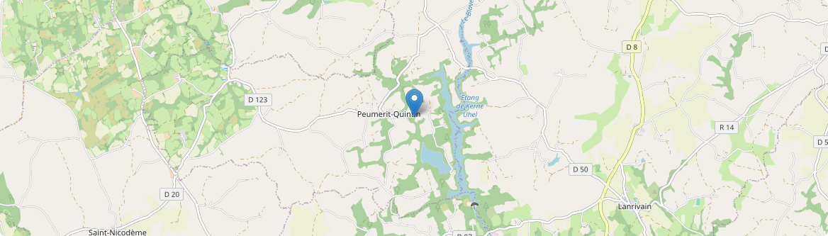 Peumerit-Quintin - Carte