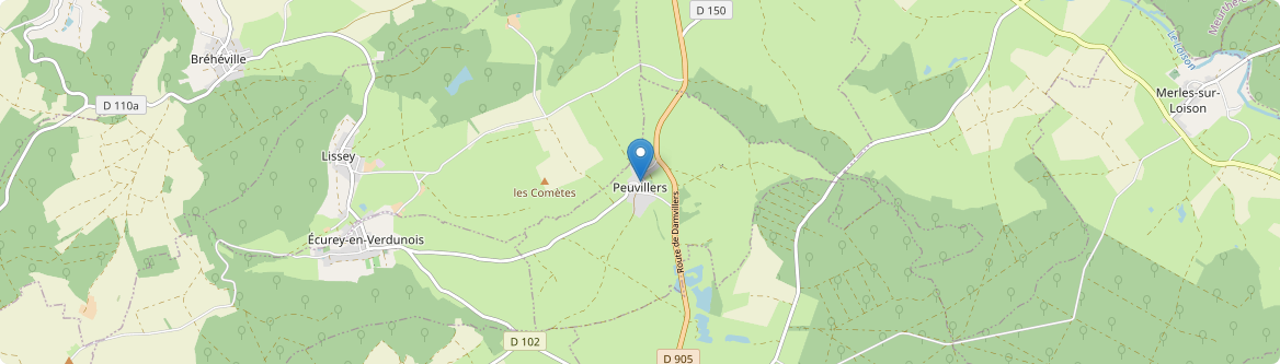 Peuvillers - Carte