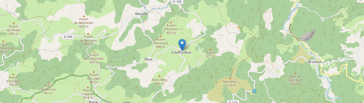 Peux-et-Couffouleux - Carte