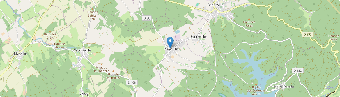 Pexonne - Carte