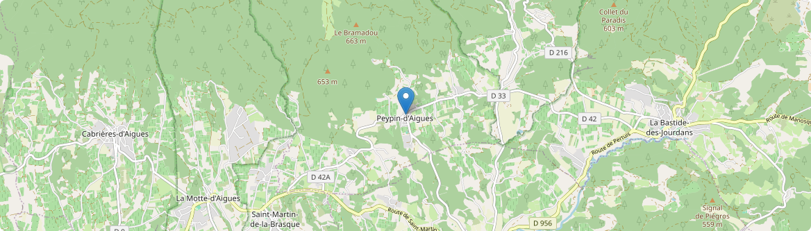 Peypin-d'Aigues - Carte