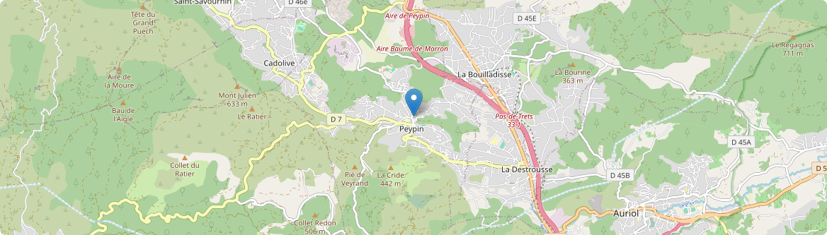 Peypin - Carte
