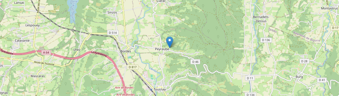 Peyraube - Carte