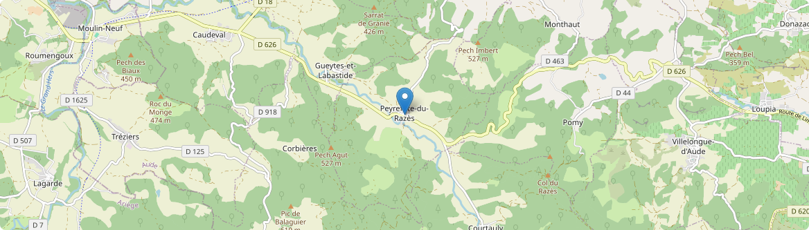 Peyrefitte-du-Razès - Carte