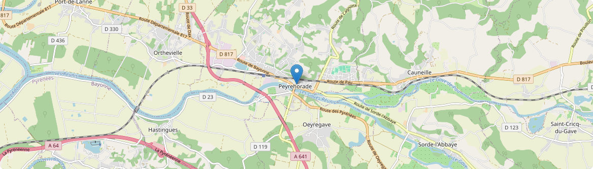 Peyrehorade - Carte