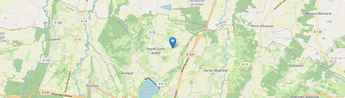 Peyret-Saint-André - Carte