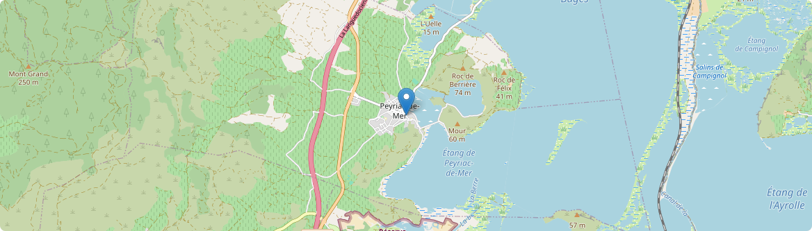 Peyriac-de-Mer - Carte