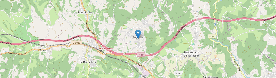 Peyrignac - Carte