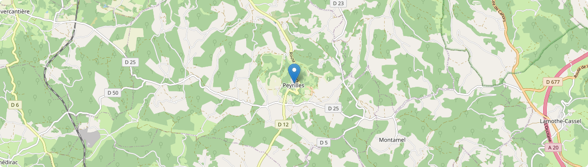 Peyrilles - Carte