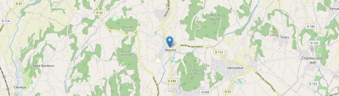Peyrins - Carte
