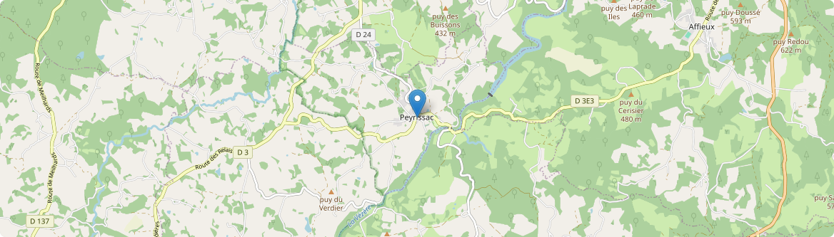 Peyrissac - Carte
