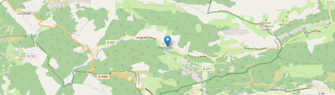 Peyroules - Carte