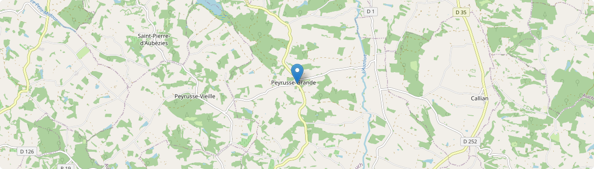 Peyrusse-Grande - Carte