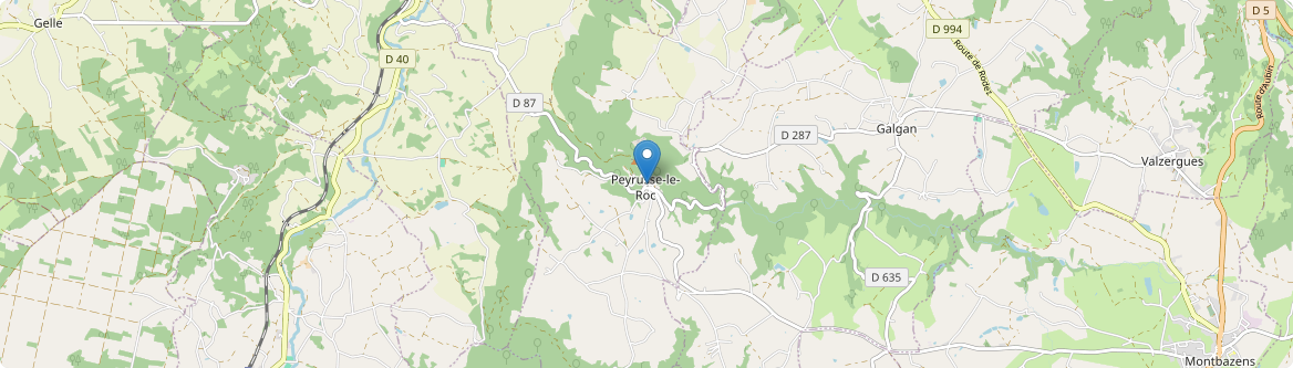 Peyrusse-le-Roc - Carte