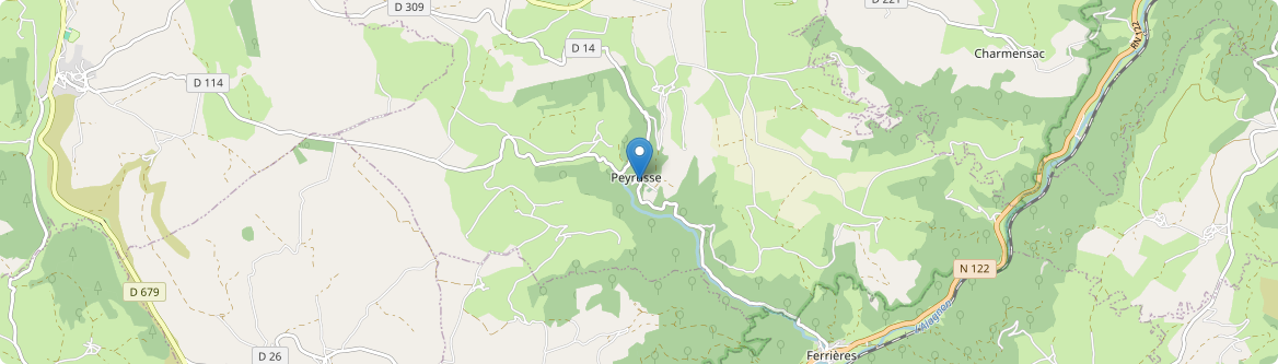 Peyrusse - Carte