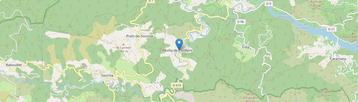 Pézilla-de-Conflent - Carte
