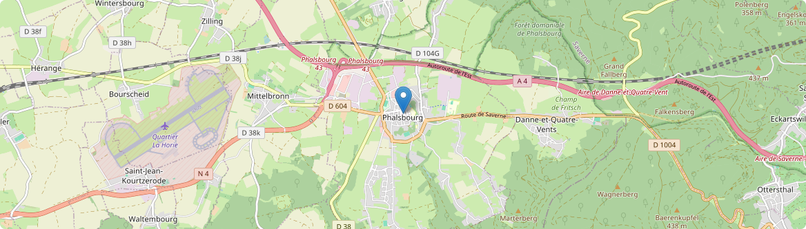 Phalsbourg - Carte