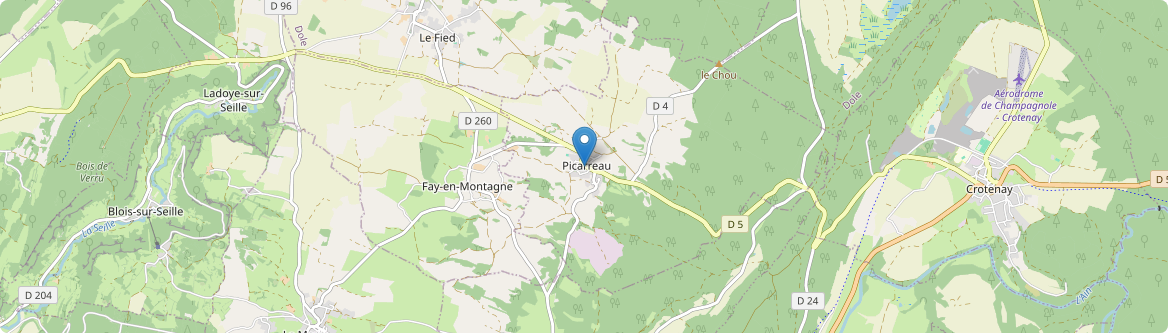 Picarreau - Carte