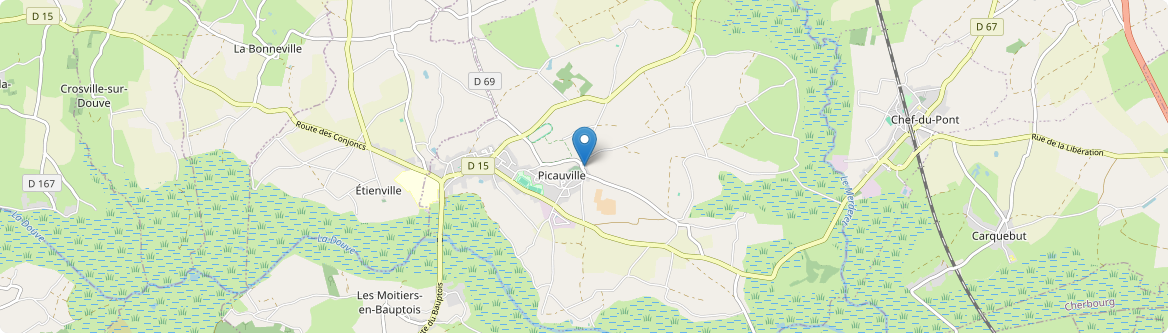 Picauville - Carte