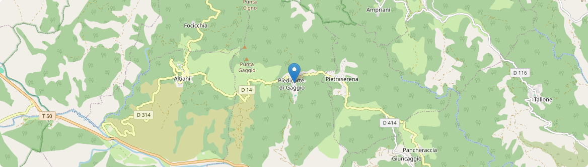 Piedicorte-di-Gaggio - Carte